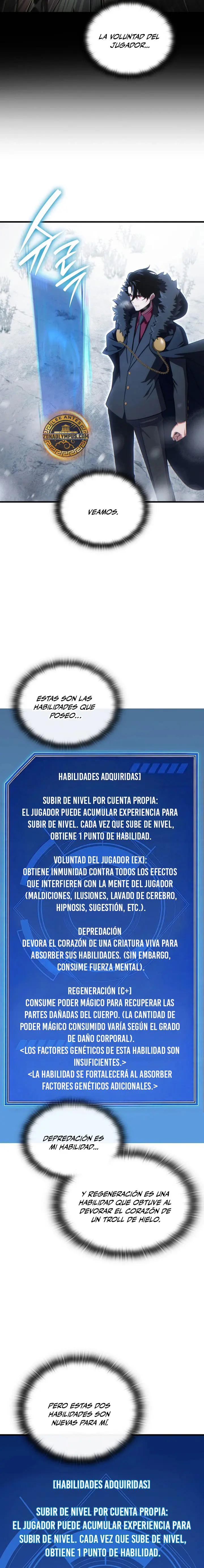 El Lord que sube de nivel devorando habilidades capítulo 3, página 8