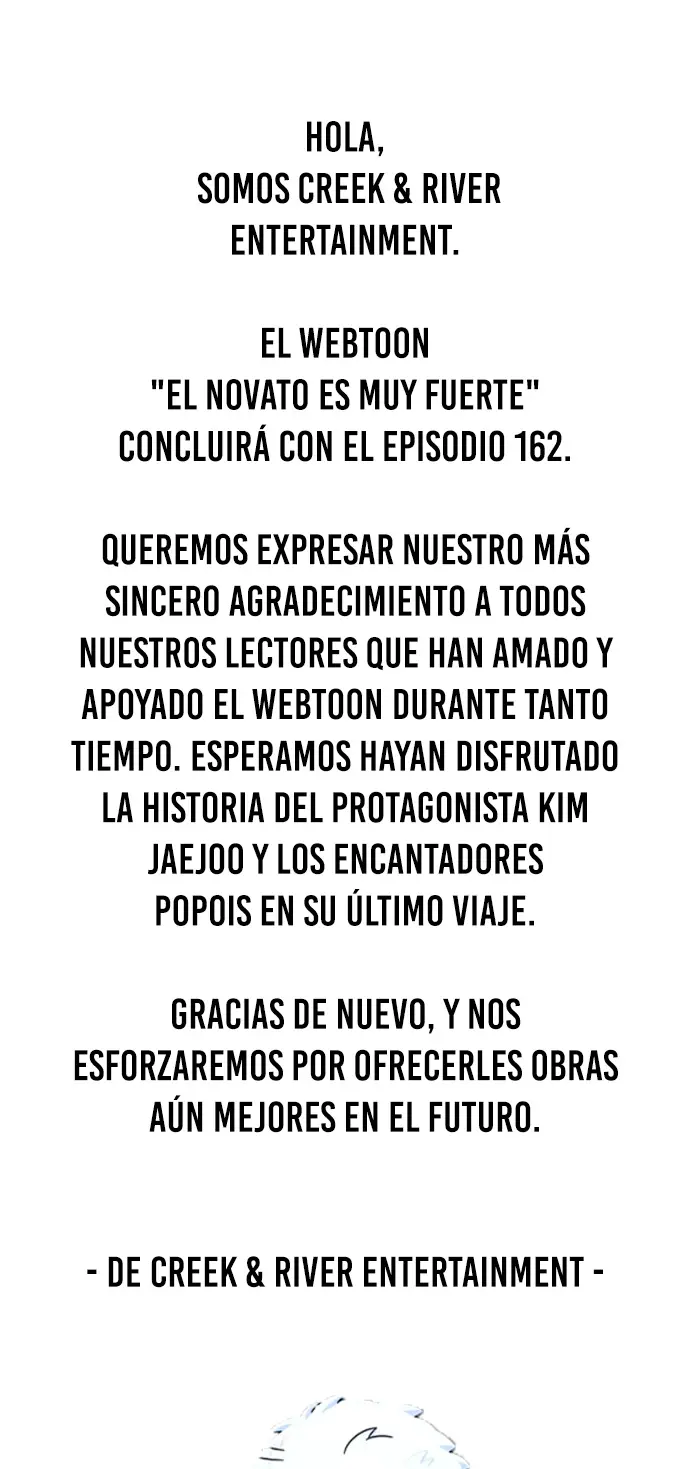 El Novato es Muy Fuerte capítulo 162.5, página 1