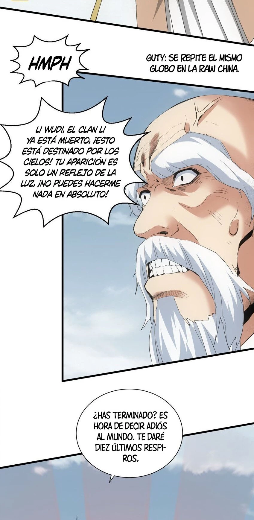 El Primer Gran Dios Eterno capítulo 163, página 33
