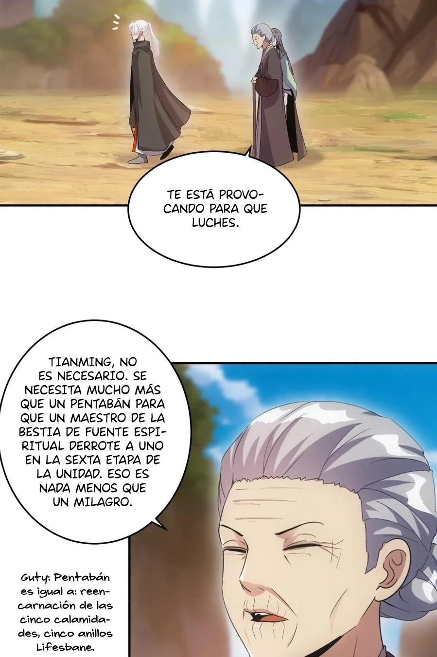El Primer Gran Dios Eterno capítulo 82, página 37