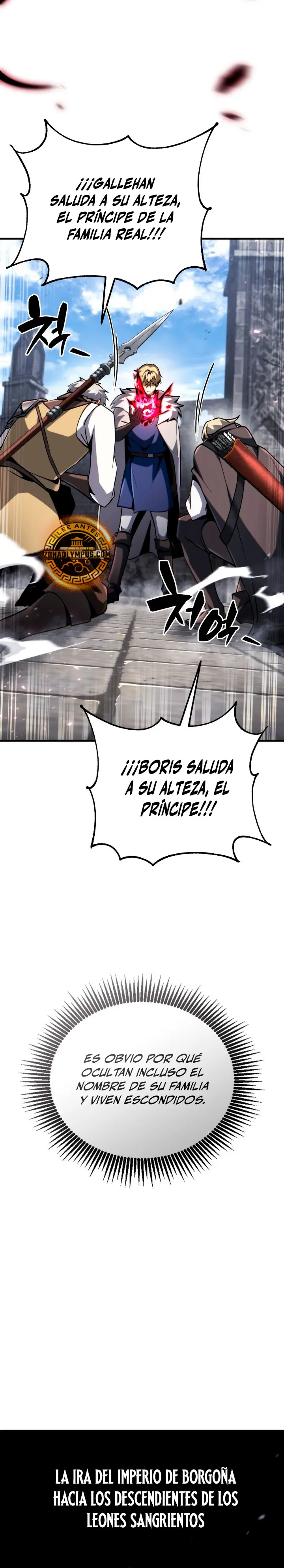 El Primer Príncipe: La leyenda del canto de la espada capítulo 55, página 9