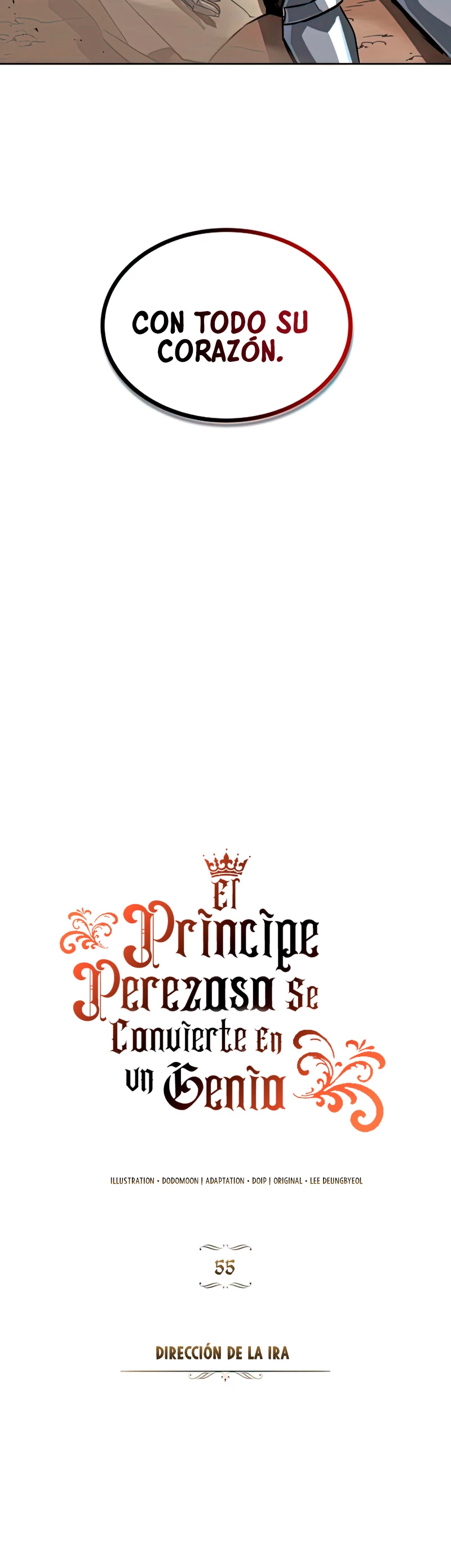 El principe perezoso se convierte en un genio capítulo 55, página 34