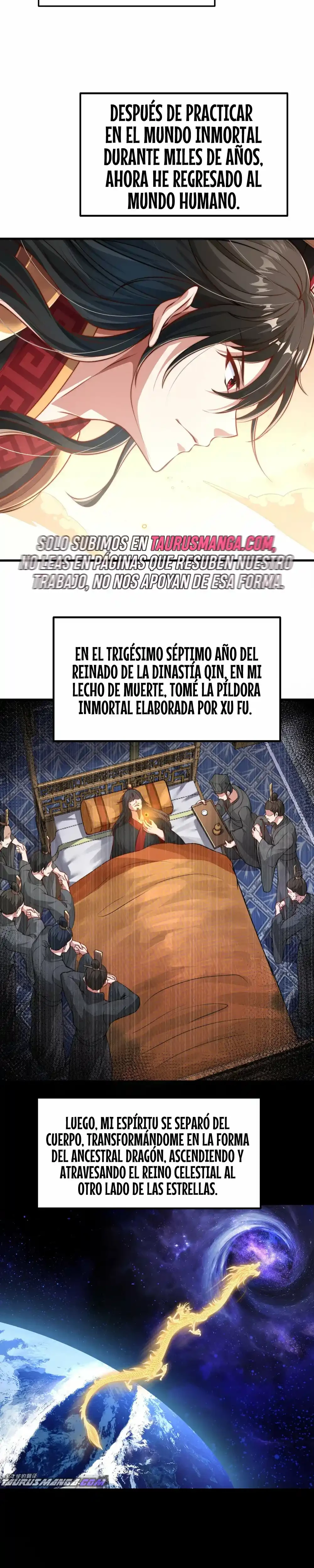 ¡El Regreso Del Emperador Inmortal Qin! capítulo 1, página 4