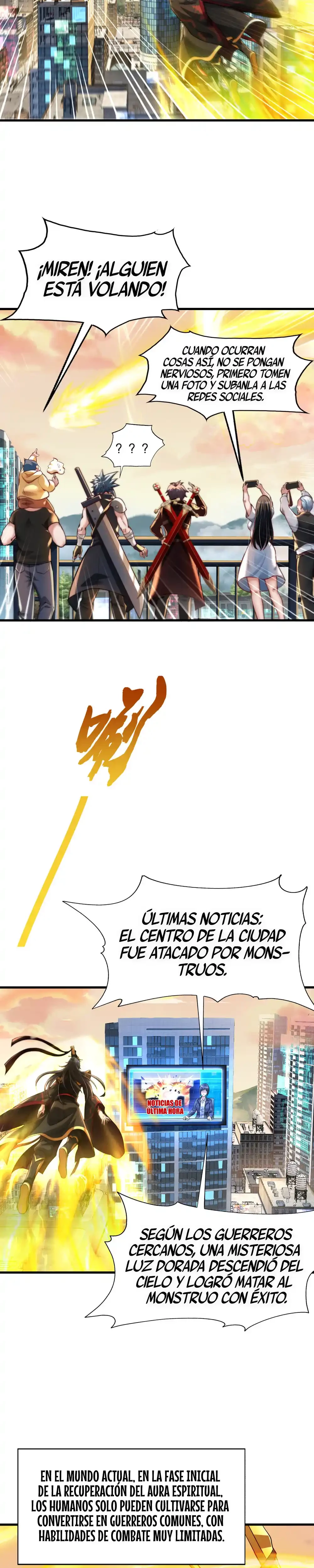 ¡El Regreso Del Emperador Inmortal Qin! capítulo 2, página 2