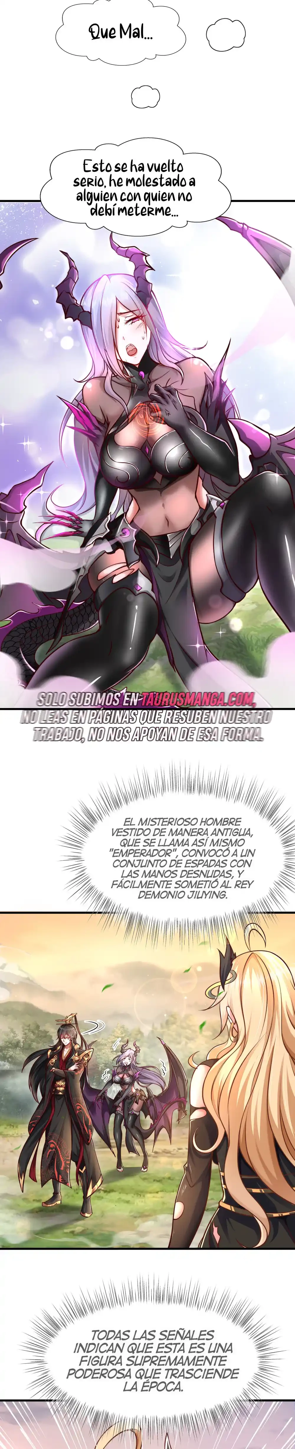 ¡El Regreso Del Emperador Inmortal Qin! capítulo 3, página 4
