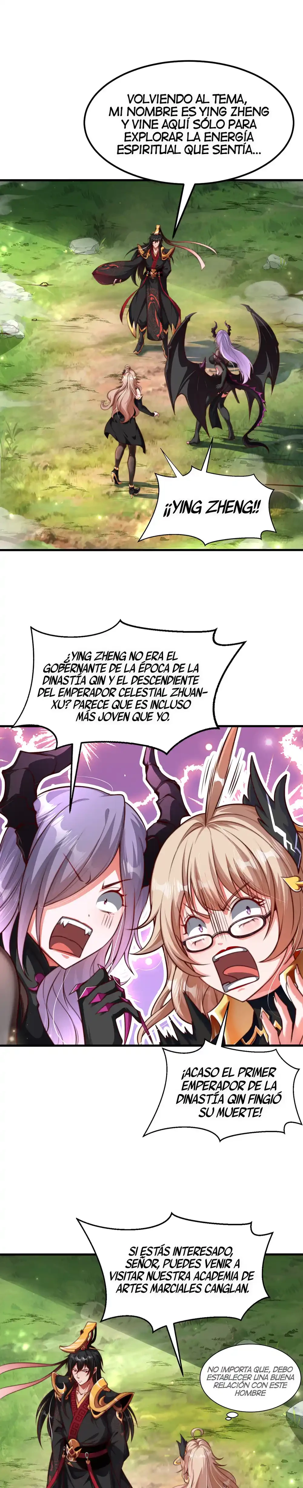 ¡El Regreso Del Emperador Inmortal Qin! capítulo 3, página 7