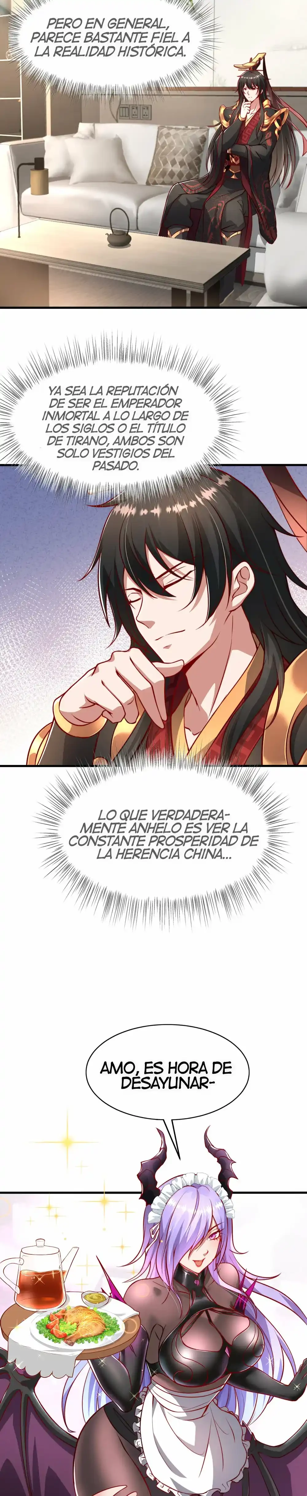 ¡El Regreso Del Emperador Inmortal Qin! capítulo 4, página 6