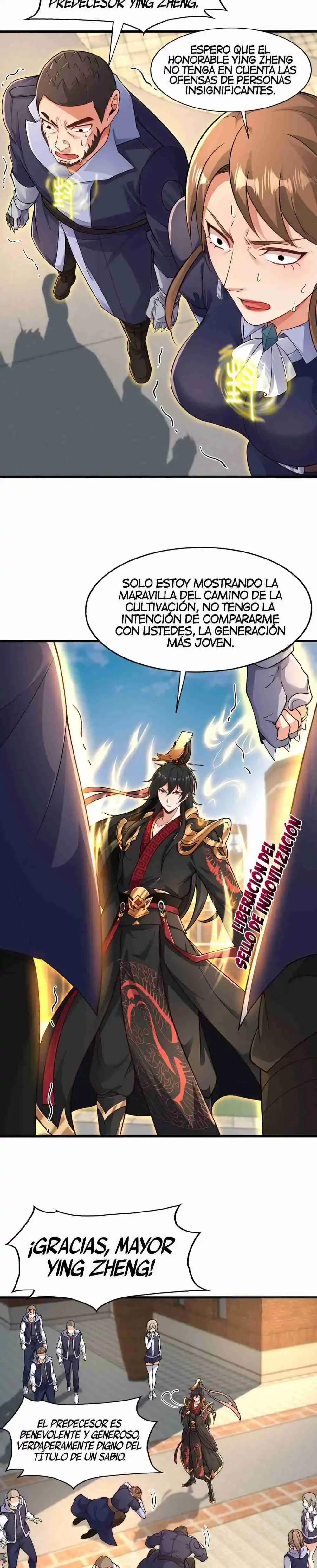 ¡El Regreso Del Emperador Inmortal Qin! capítulo 5, página 8