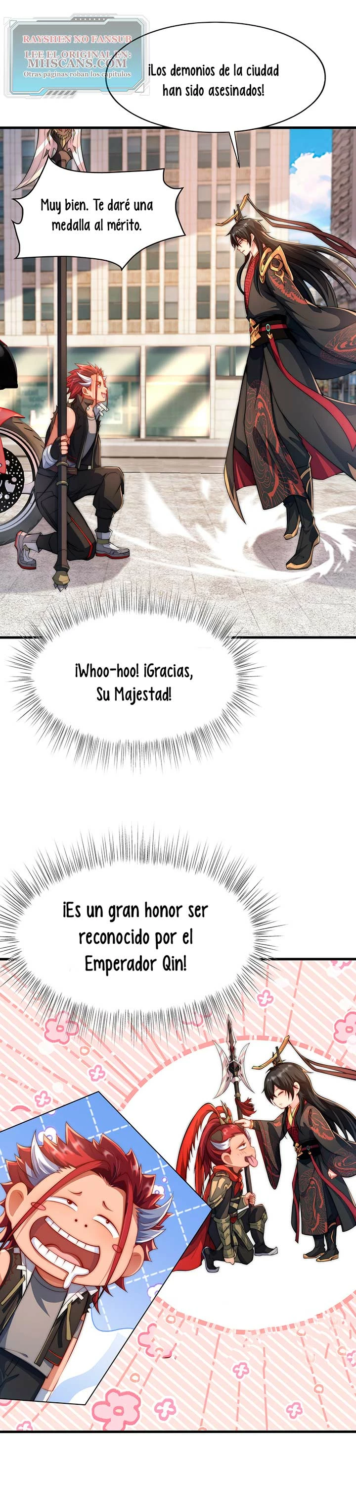 ¡El Regreso Del Emperador Inmortal Qin! capítulo 8, página 5