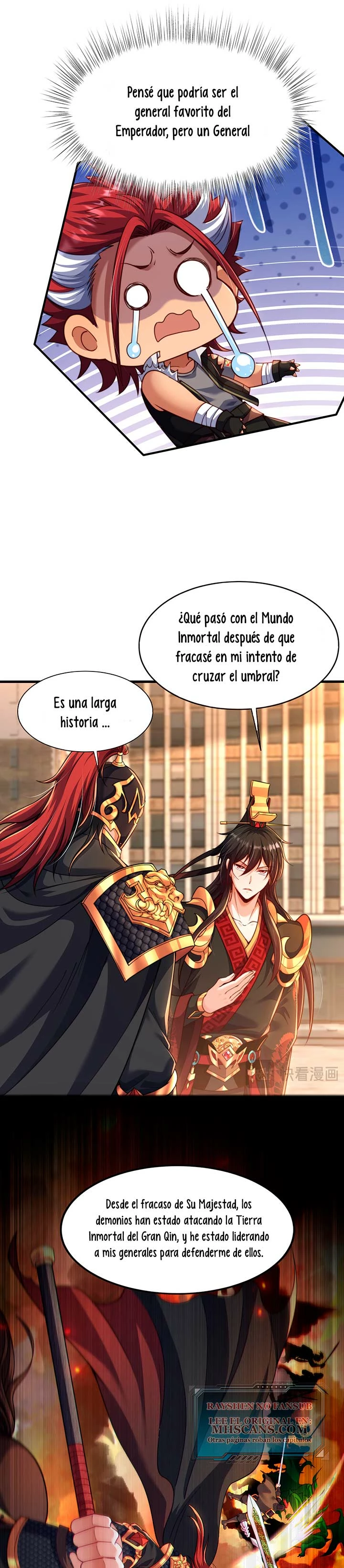 ¡El Regreso Del Emperador Inmortal Qin! capítulo 8, página 9