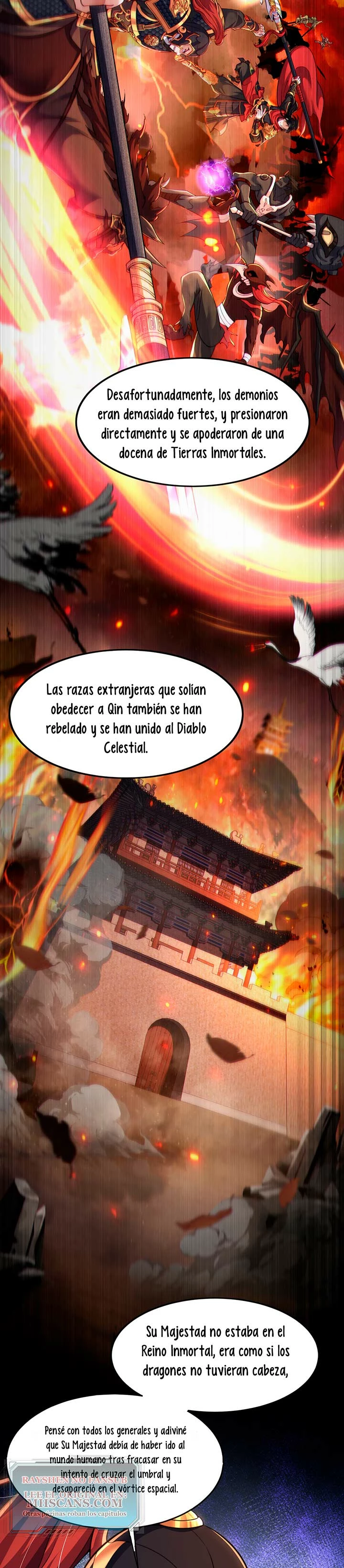 ¡El Regreso Del Emperador Inmortal Qin! capítulo 8, página 10