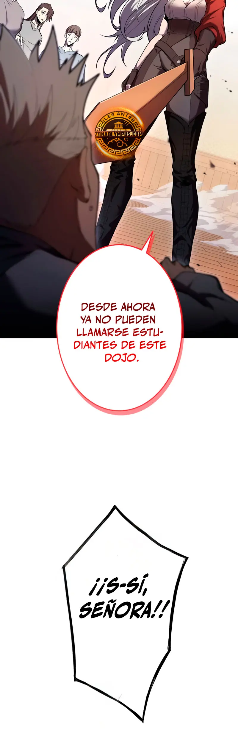 El Regreso del Espadachín Oscuro capítulo 3, página 54