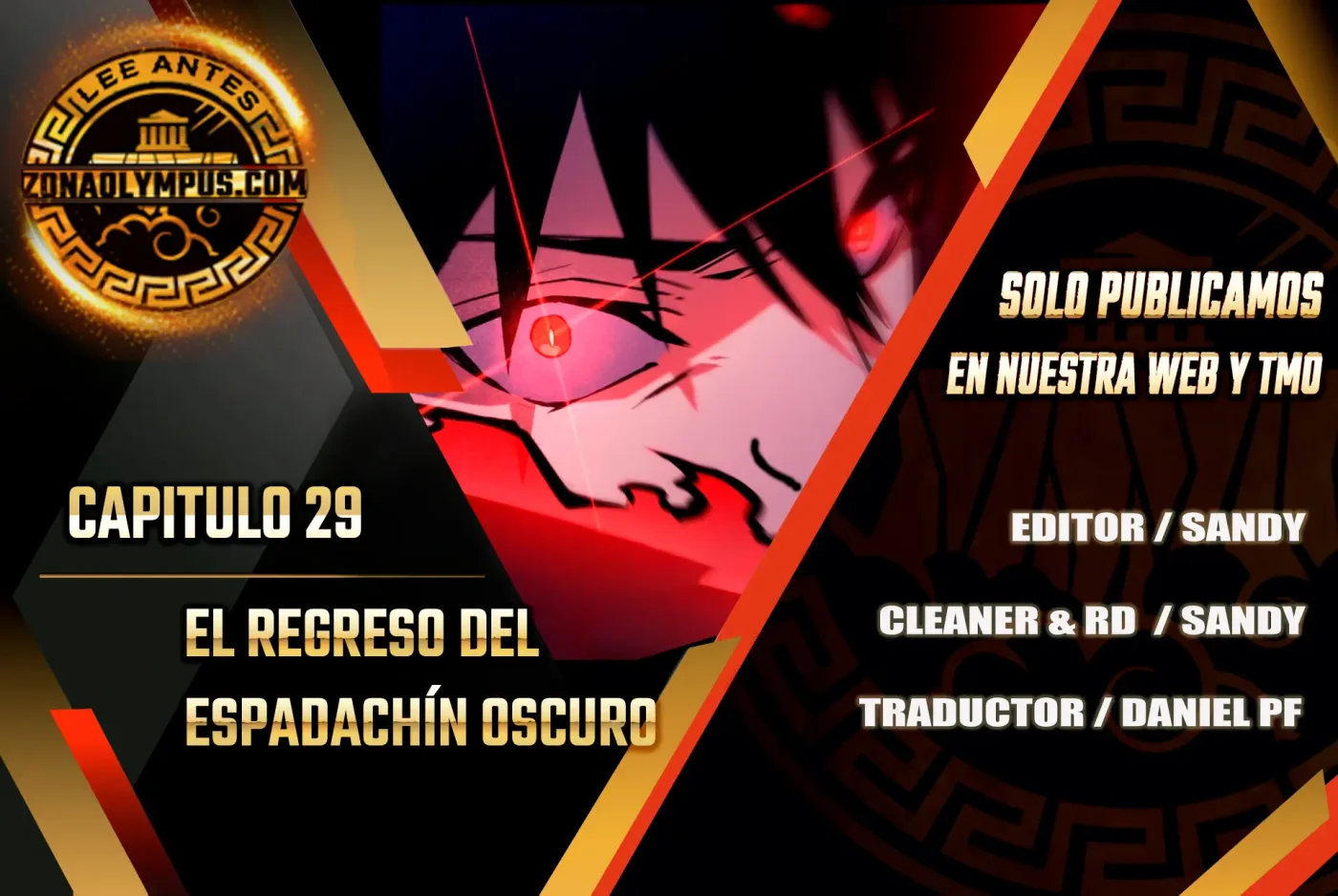 El Regreso del Espadachín Oscuro capítulo 29, página 2