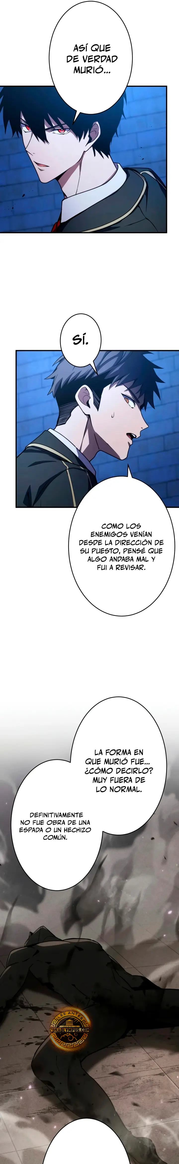 El Regreso del Espadachín Oscuro capítulo 58, página 14