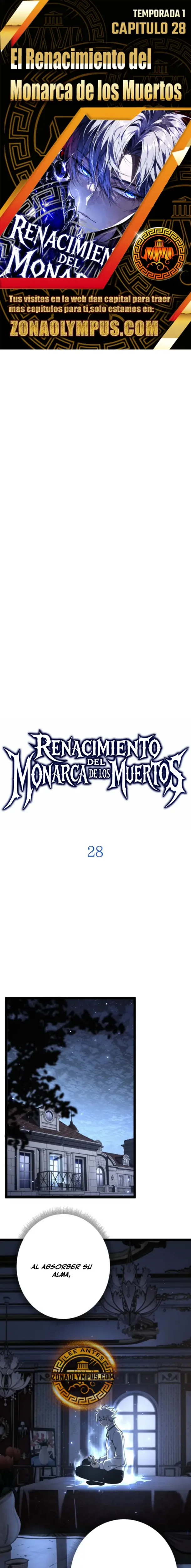 El Renacimiento del Monarca de los Muertos capítulo 28, página 1