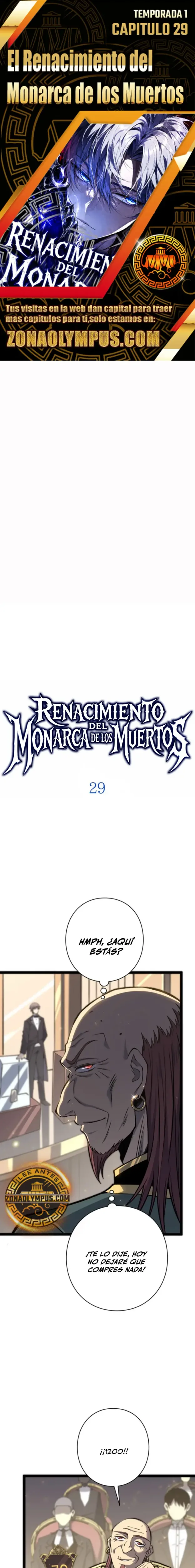 El Renacimiento del Monarca de los Muertos capítulo 29, página 1