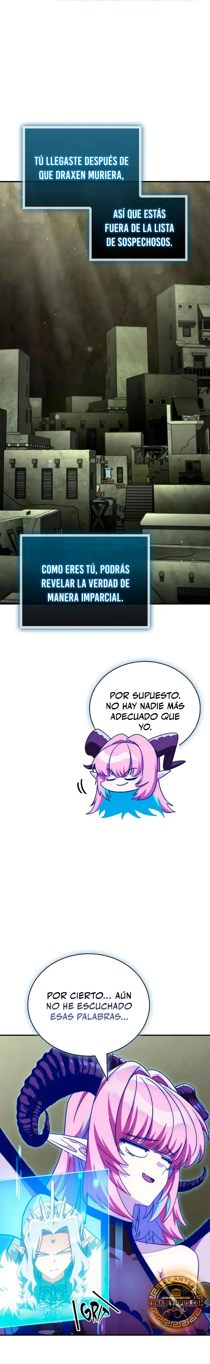 El Rey Demonio Abrumado por Héroes capítulo 33, página 34