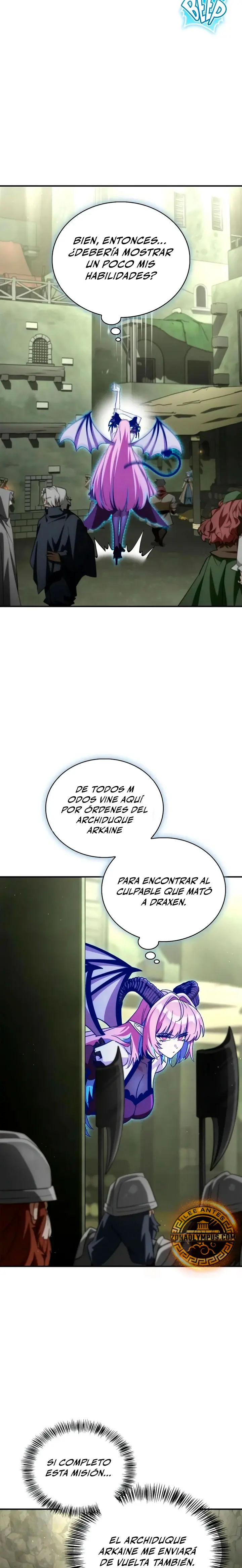 El Rey Demonio Abrumado por Héroes capítulo 33, página 36