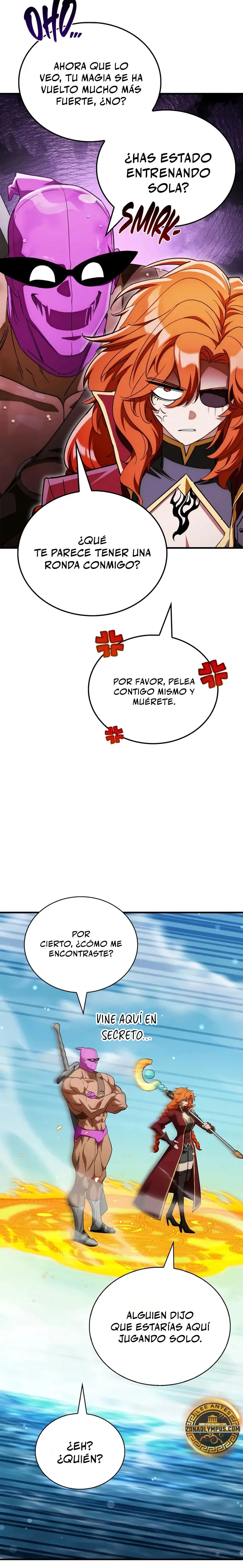 El Rey Demonio Abrumado por Héroes capítulo 34, página 23