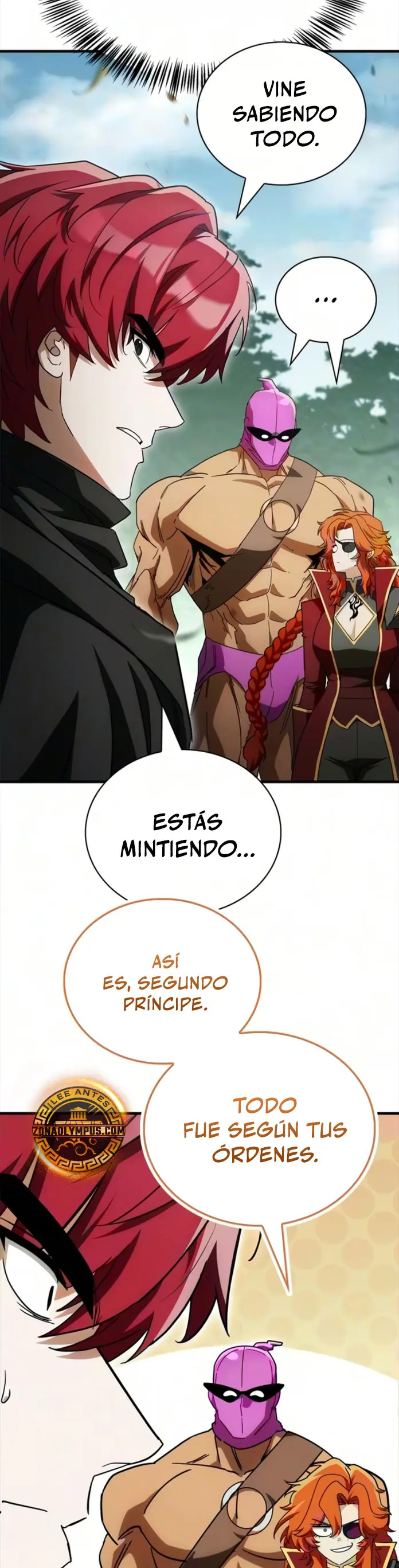 El Rey Demonio Abrumado por Héroes capítulo 36, página 51