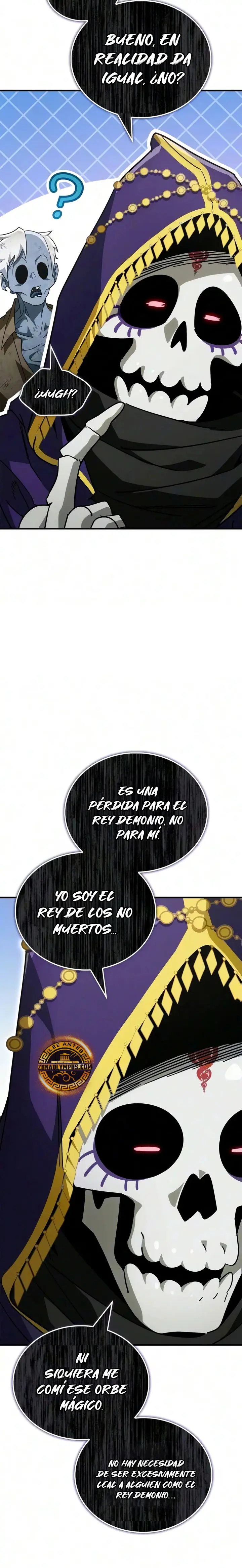 El Rey Demonio Abrumado por Héroes capítulo 37, página 22
