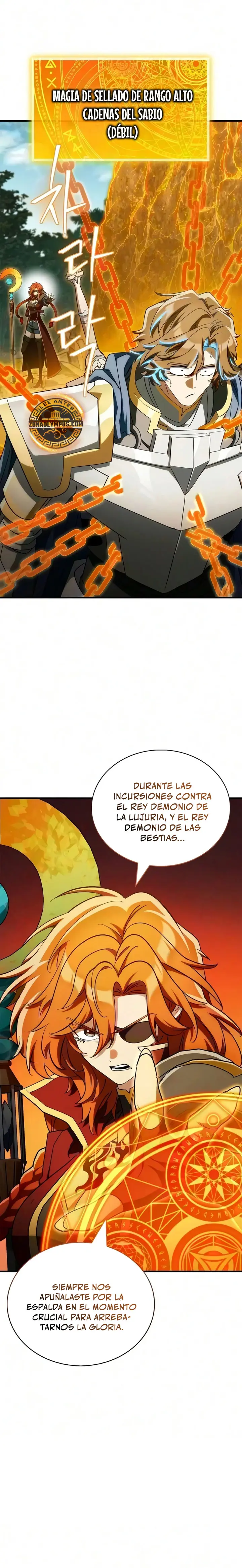 El Rey Demonio Abrumado por Héroes capítulo 37, página 40