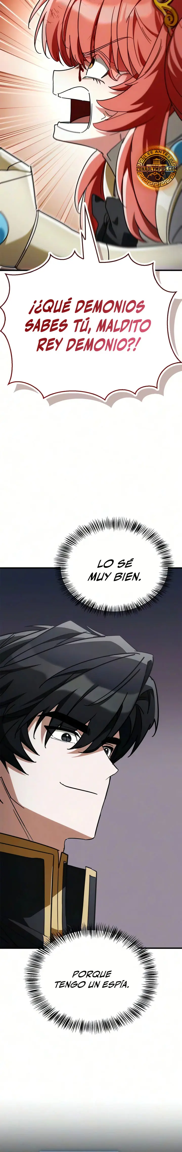 El Rey Demonio Abrumado por Héroes capítulo 47, página 28