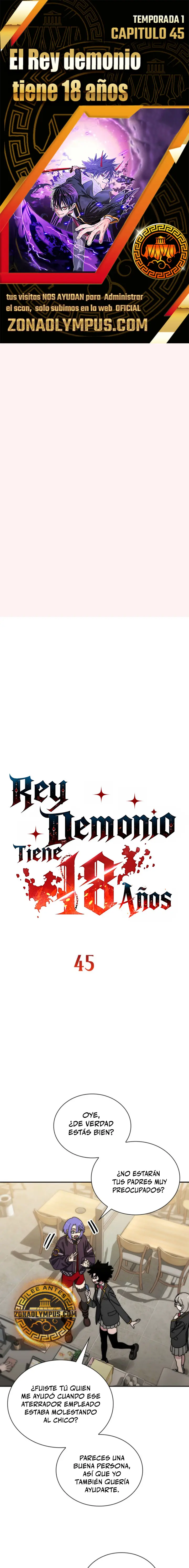 El Rey demonio tiene 18 años capítulo 45, página 1