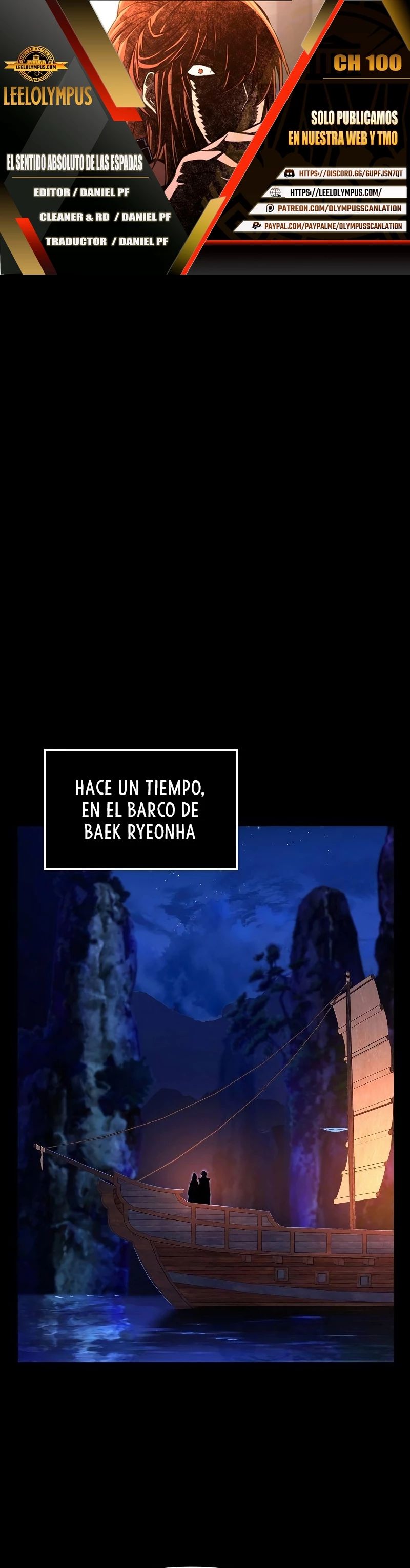 El Sentido Absoluto de las Espadas capítulo 100, página 1