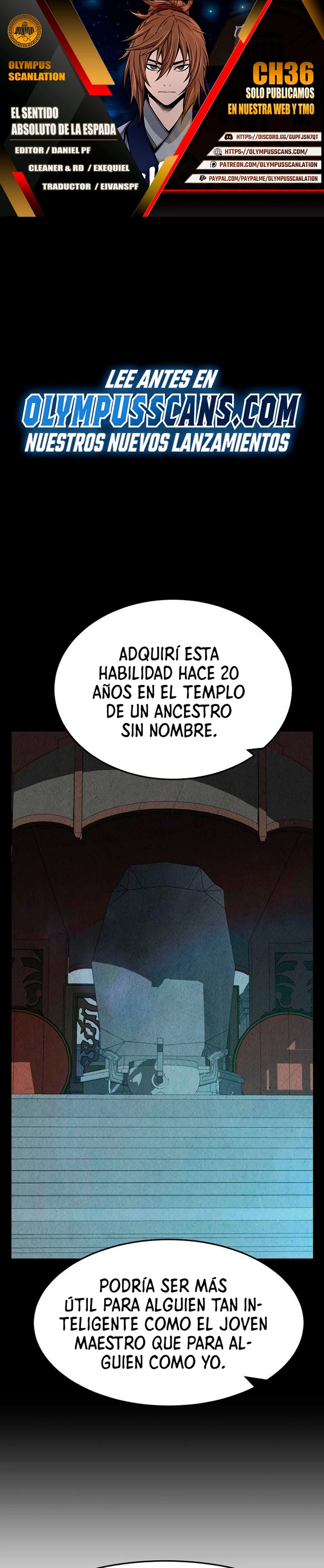 El Sentido Absoluto de las Espadas capítulo 36, página 1