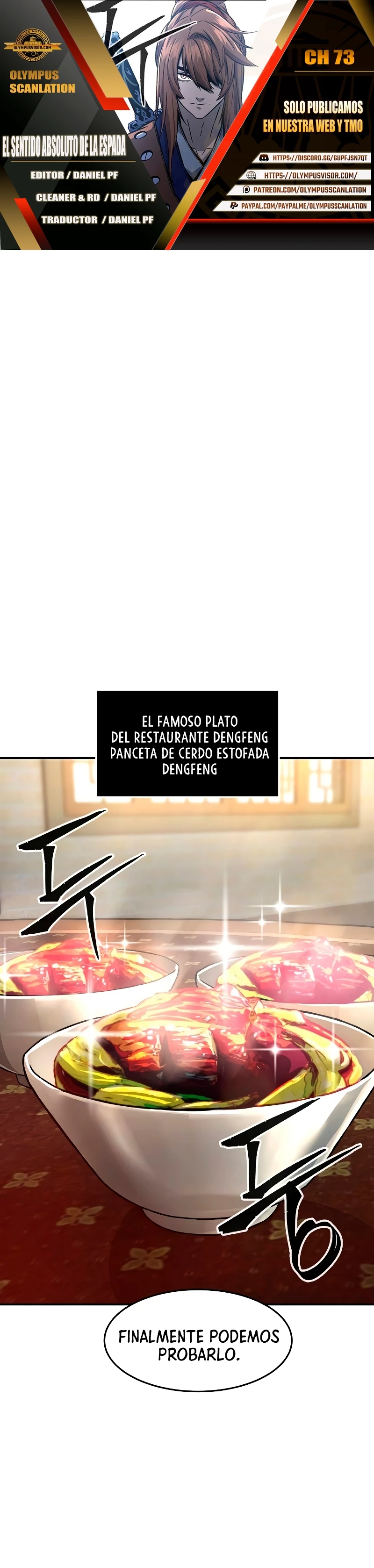 El Sentido Absoluto de las Espadas capítulo 73, página 1
