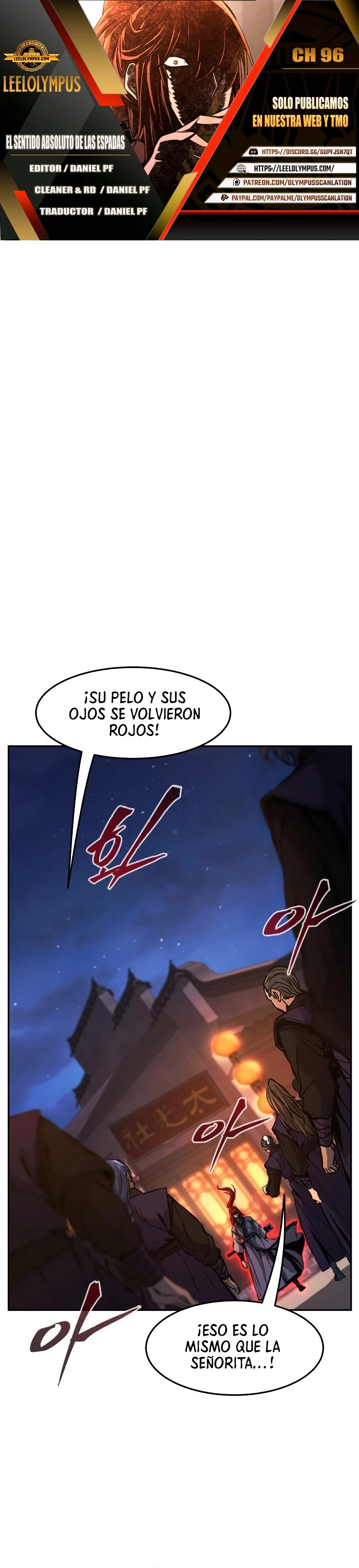 El Sentido Absoluto de las Espadas capítulo 96, página 1