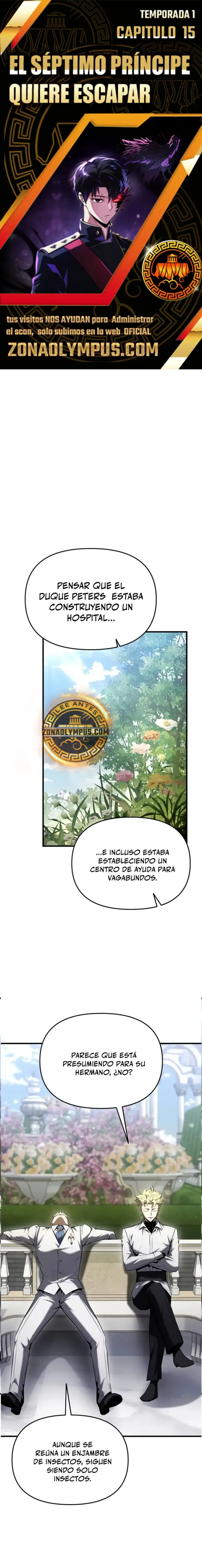 El Séptimo Príncipe Quiere Escapar capítulo 15, página 1