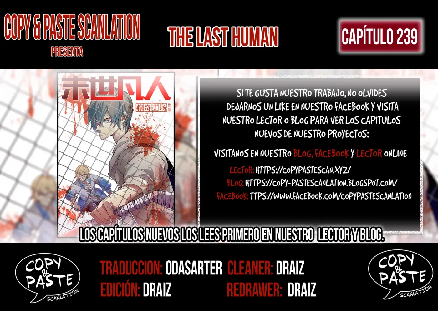 El ultimo humano capítulo 239, página 1