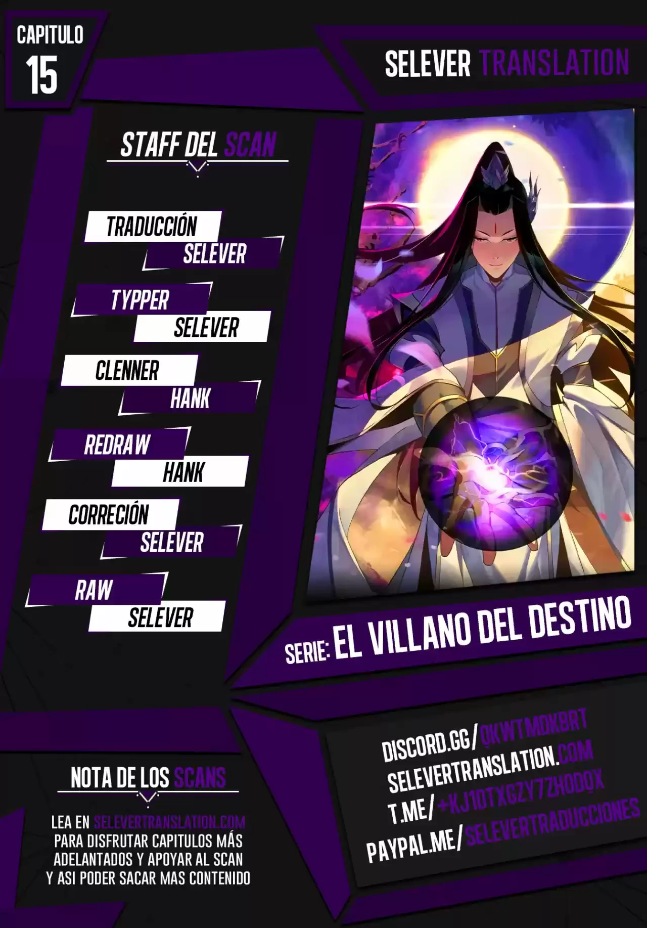 *El Villano Del Destino capítulo 15, página 1