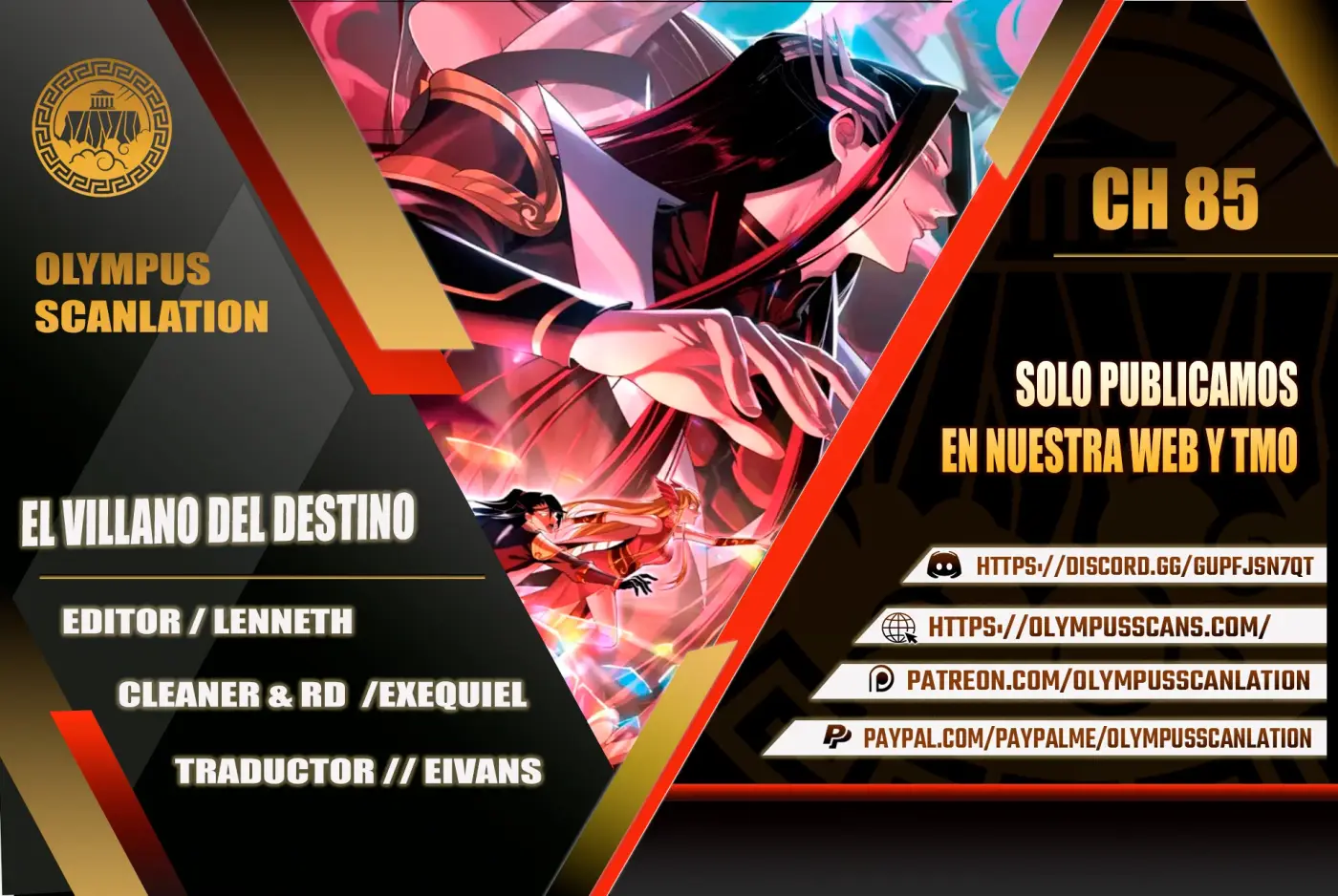 *El Villano Del Destino capítulo 85, página 1