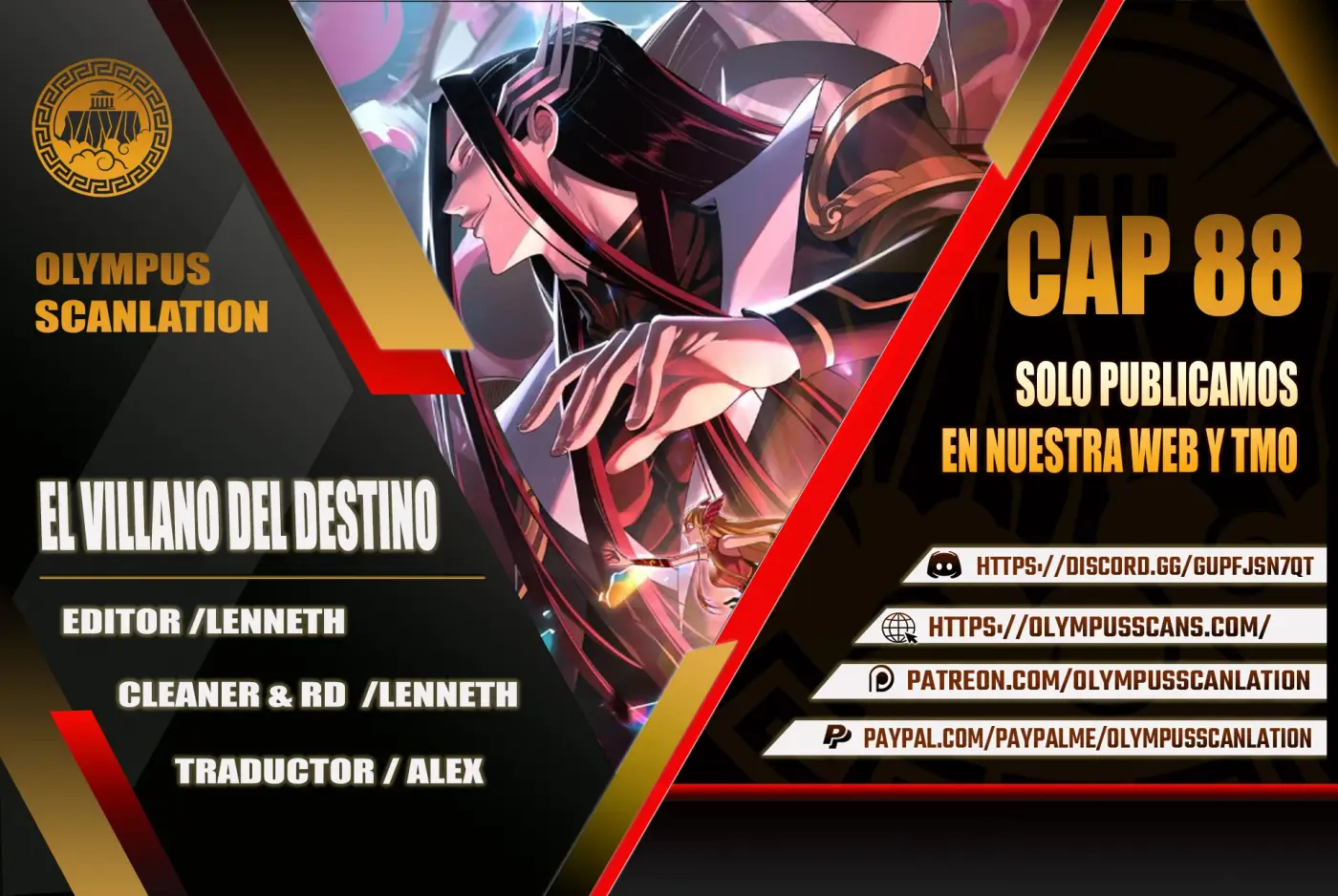 *El Villano Del Destino capítulo 88, página 1