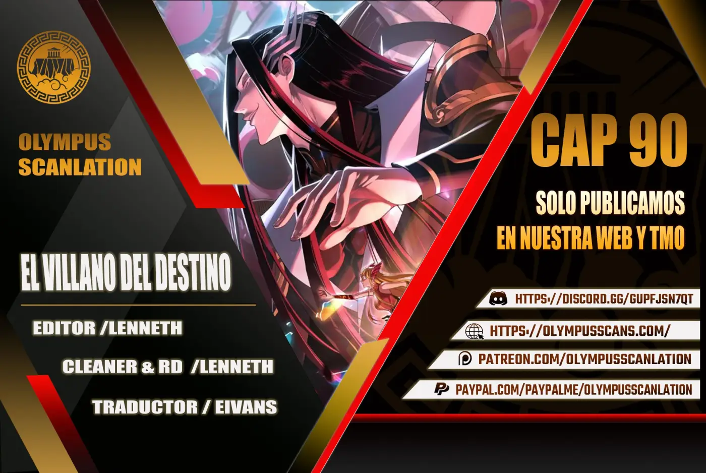*El Villano Del Destino capítulo 90, página 1