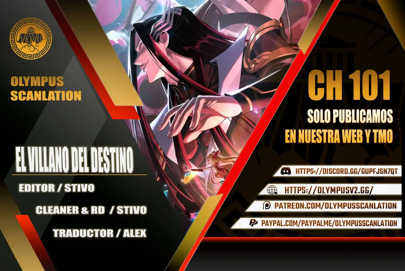 *El Villano Del Destino capítulo 101, página 1