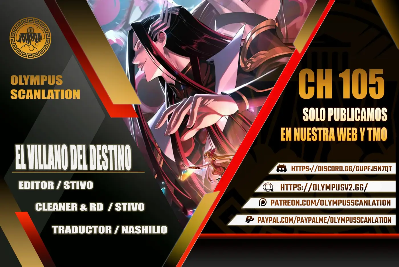 *El Villano Del Destino capítulo 105, página 1