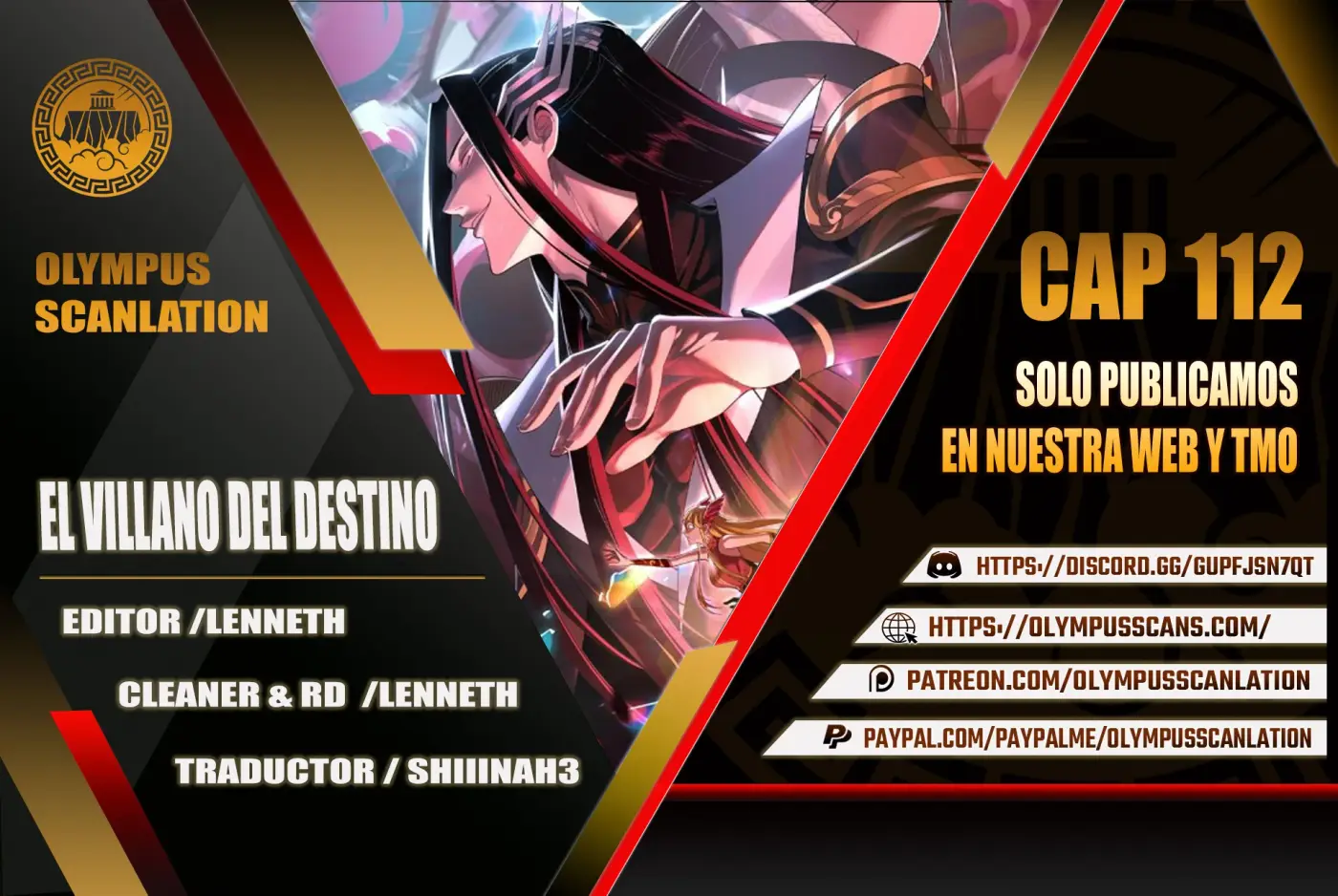 *El Villano Del Destino capítulo 112, página 1