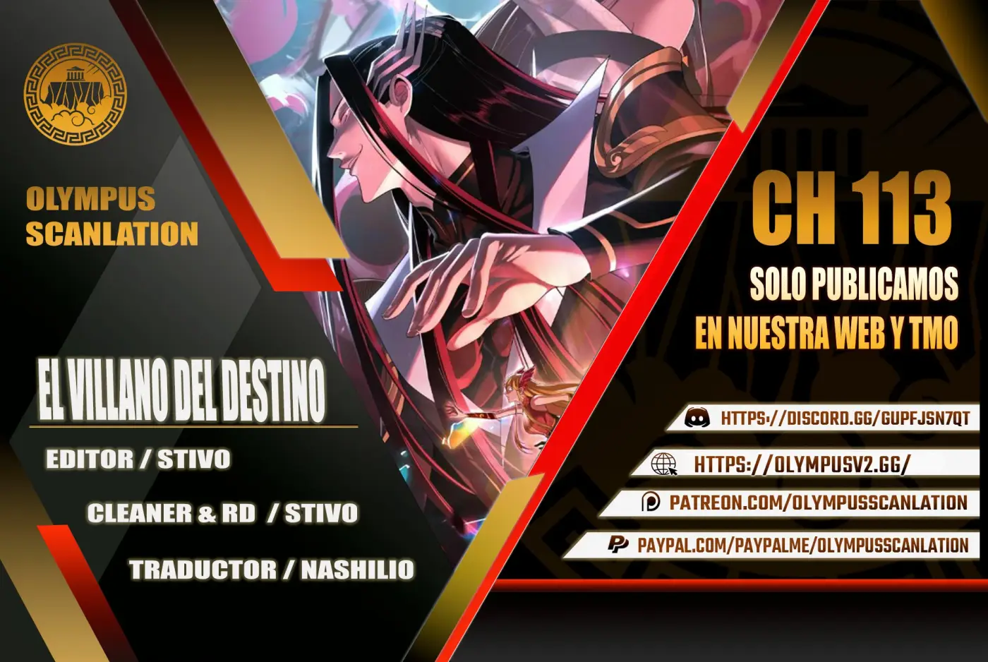 *El Villano Del Destino capítulo 113, página 1