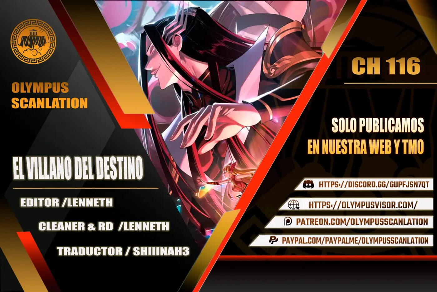 *El Villano Del Destino capítulo 116, página 1