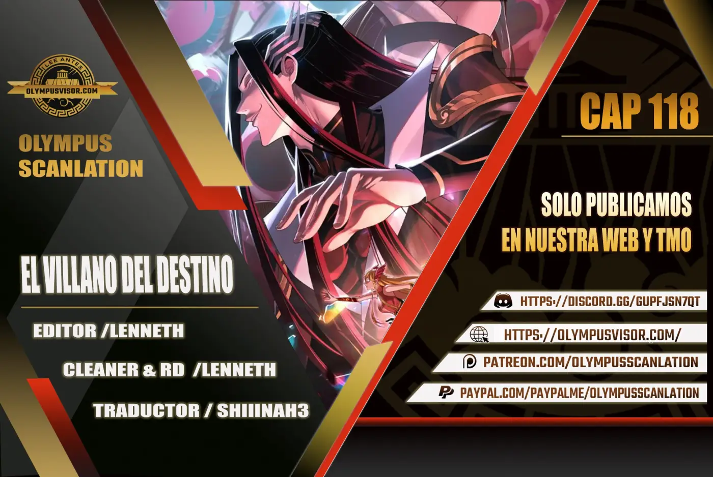 *El Villano Del Destino capítulo 118, página 1