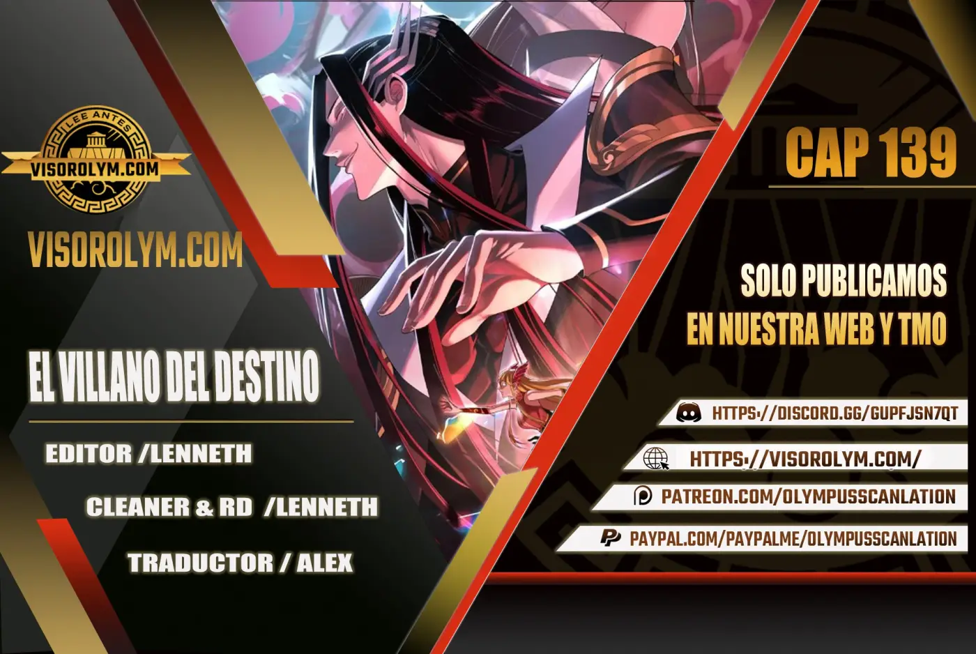 *El Villano Del Destino capítulo 139, página 1