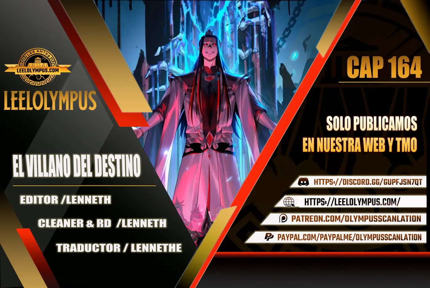 *El Villano Del Destino capítulo 164, página 1