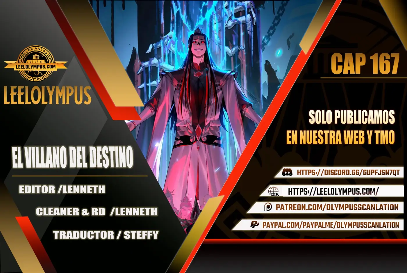 *El Villano Del Destino capítulo 167, página 1