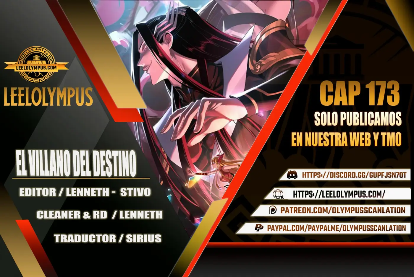 *El Villano Del Destino capítulo 173, página 1