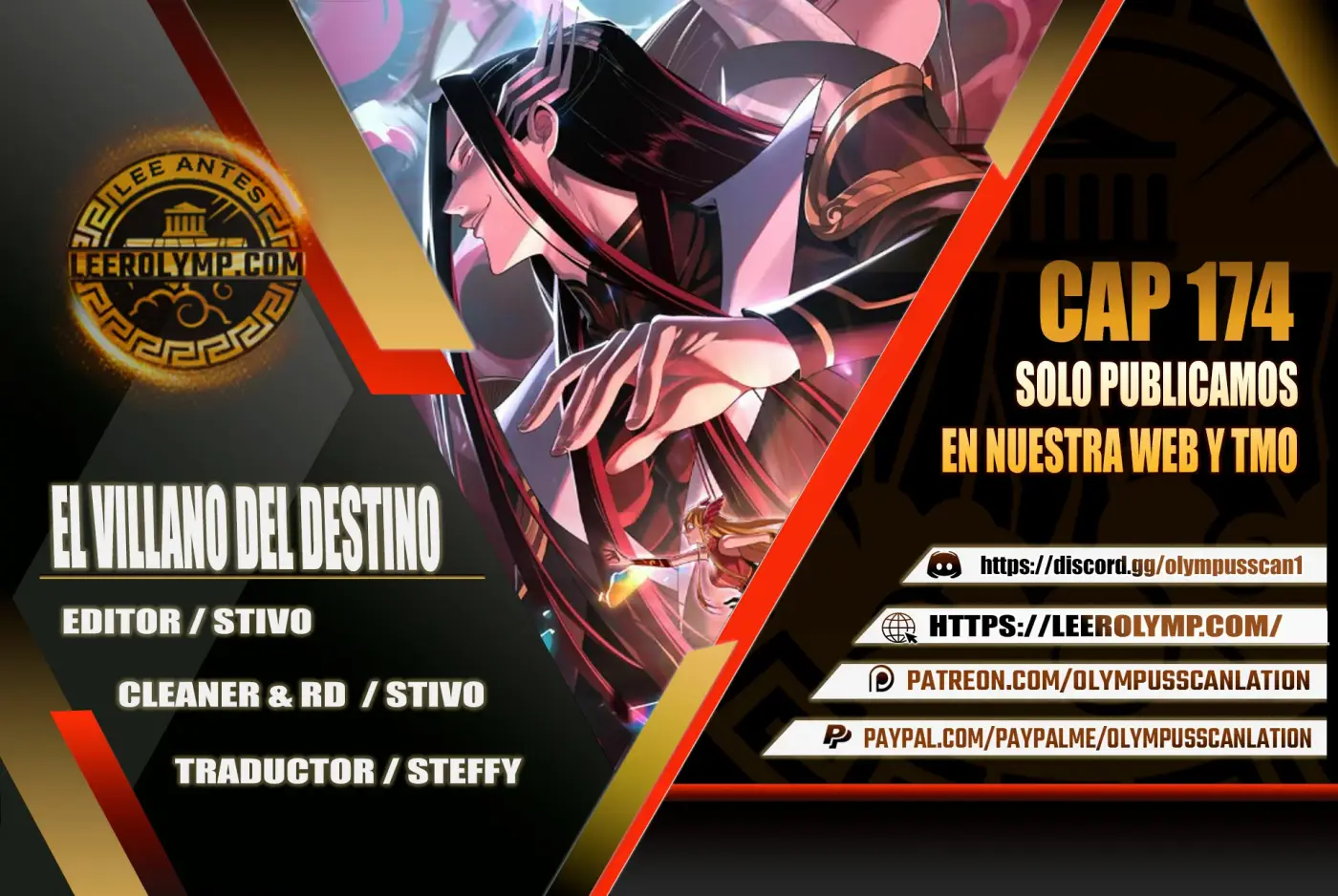 *El Villano Del Destino capítulo 174, página 1
