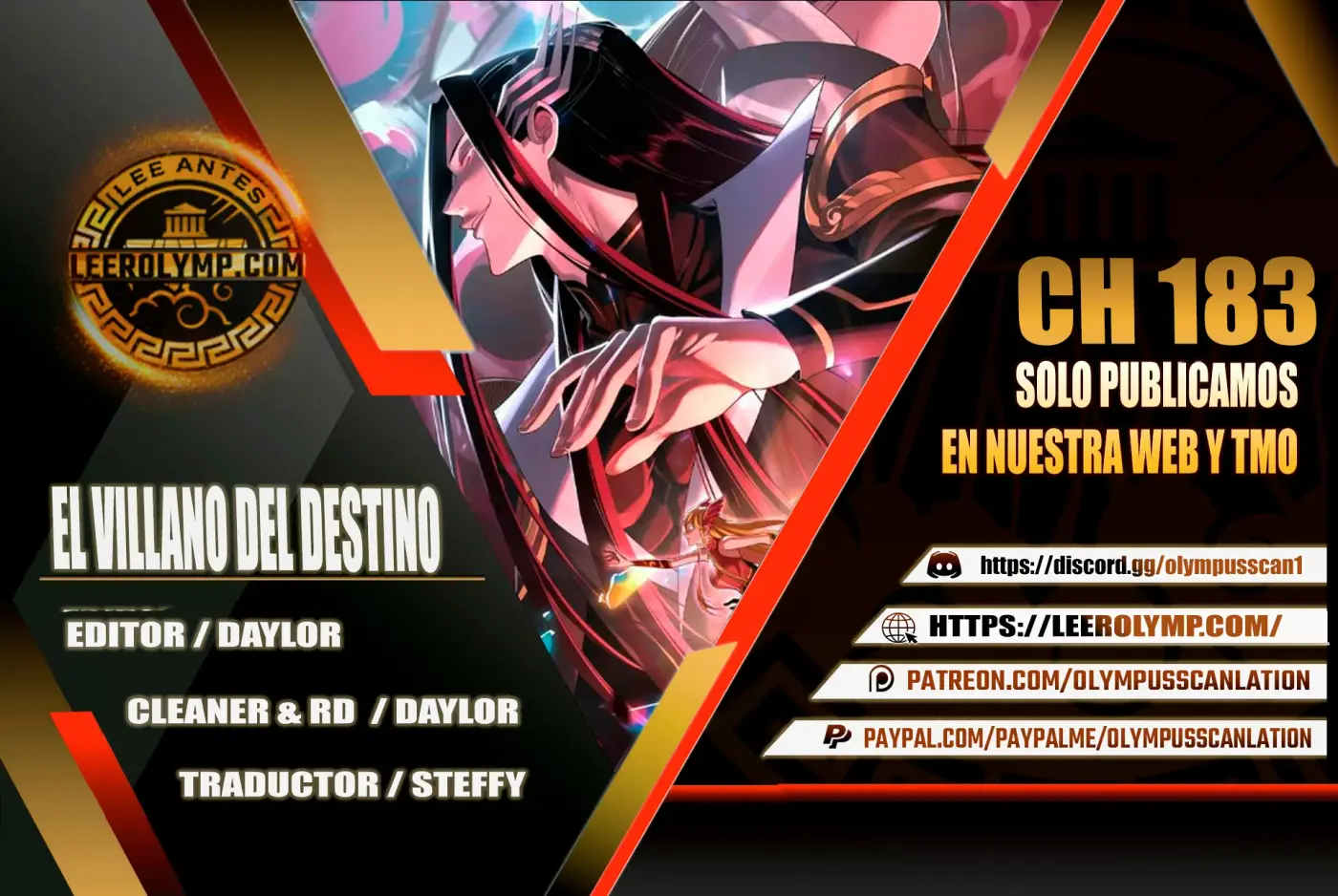 *El Villano Del Destino capítulo 183, página 1
